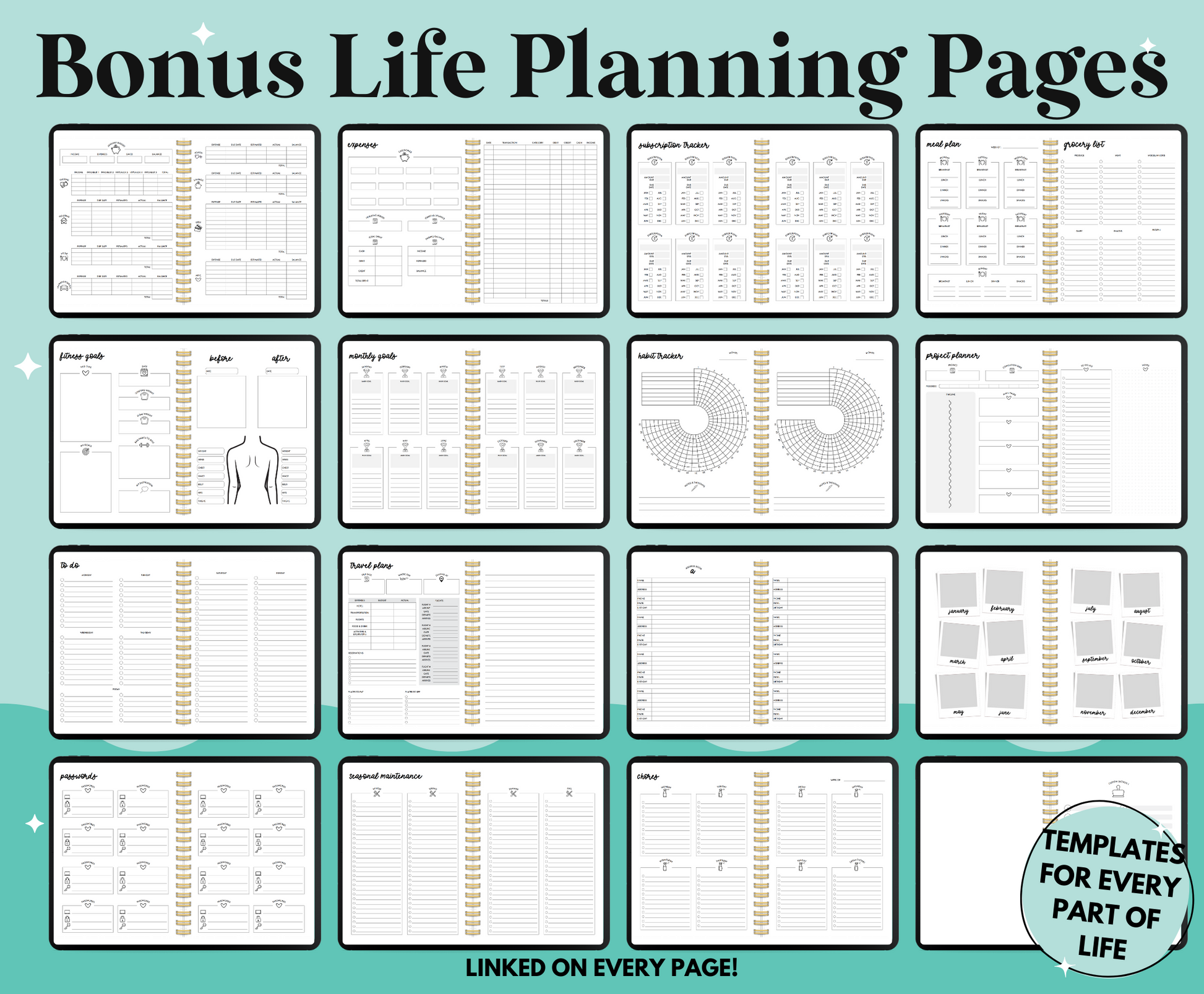 2024 Daily Planner Pages + Life Planner Binder – Freebie Finding Mom