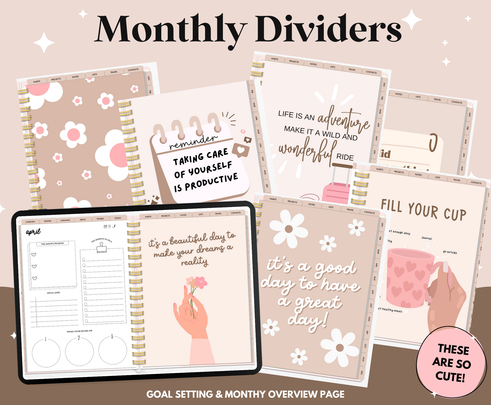 2024 Free Printable Monthly Budget Planner - Cute Freebies For You