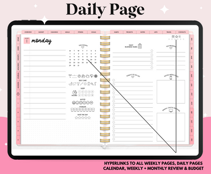 2024 Pink Business Planner