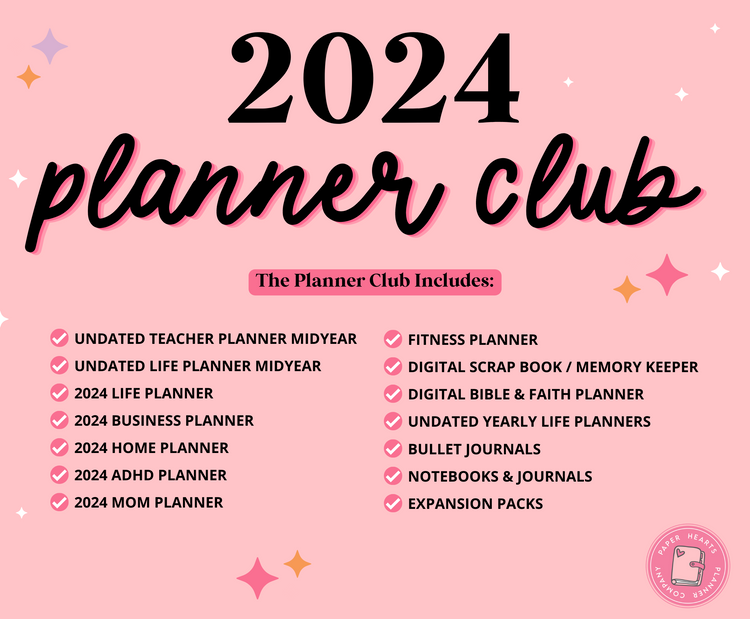 Paper Hearts Planner Club