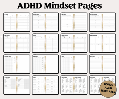 2025 Neutral ADHD Planner