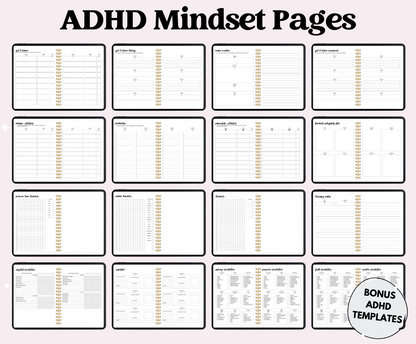 2025 Pastel ADHD Planner