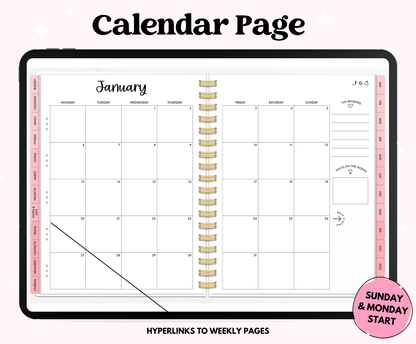 2025 Pink ADHD Planner