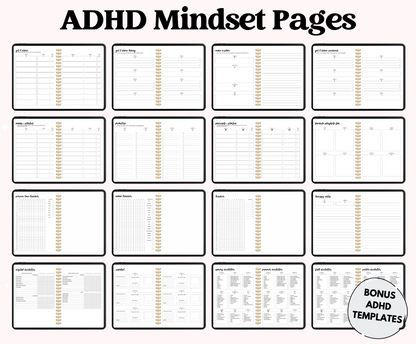 2025 Pink ADHD Planner