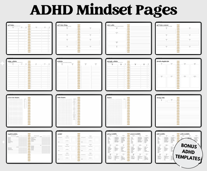 2025 Rainbow ADHD Planner