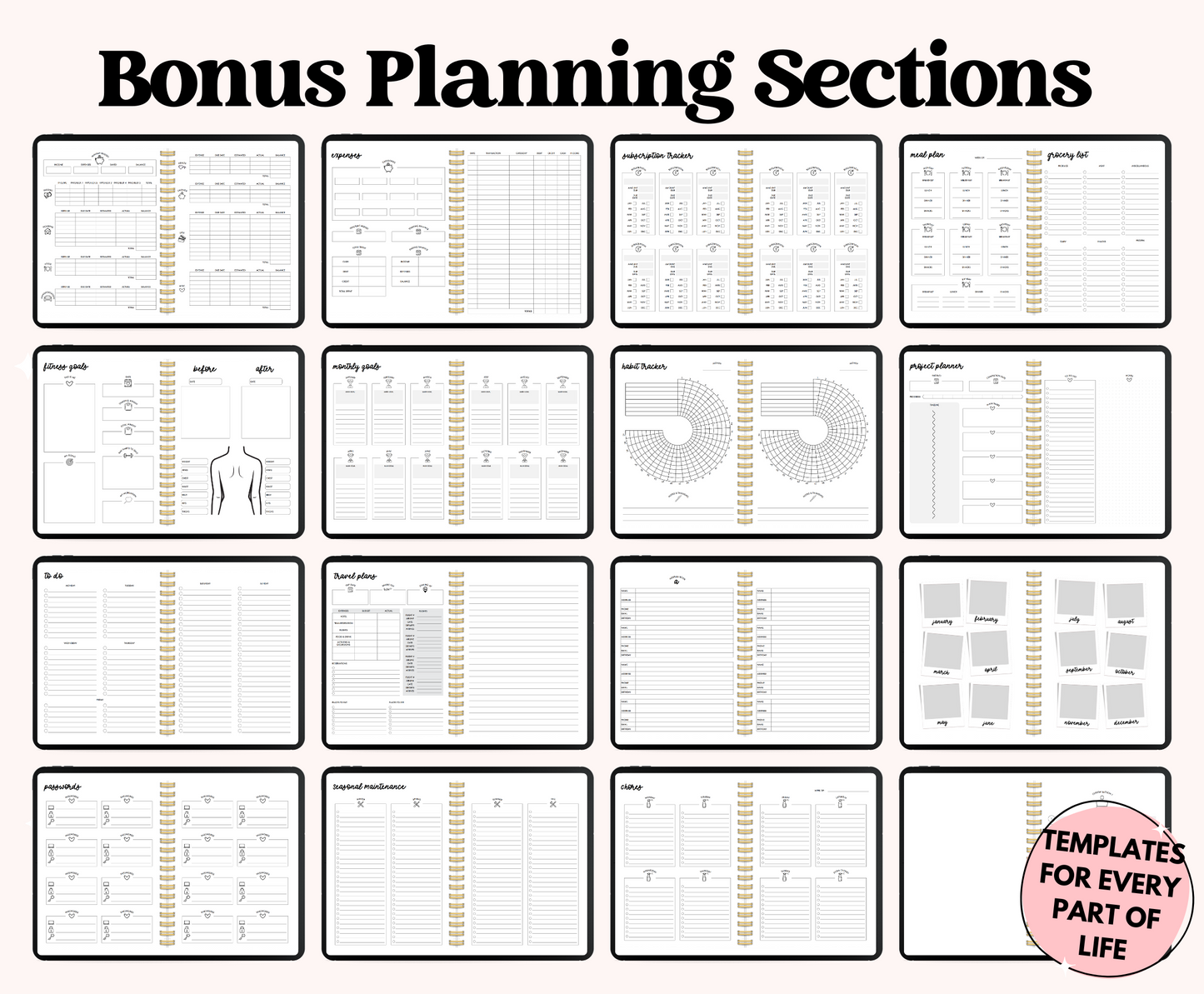 2025 Seasonal ADHD Planner