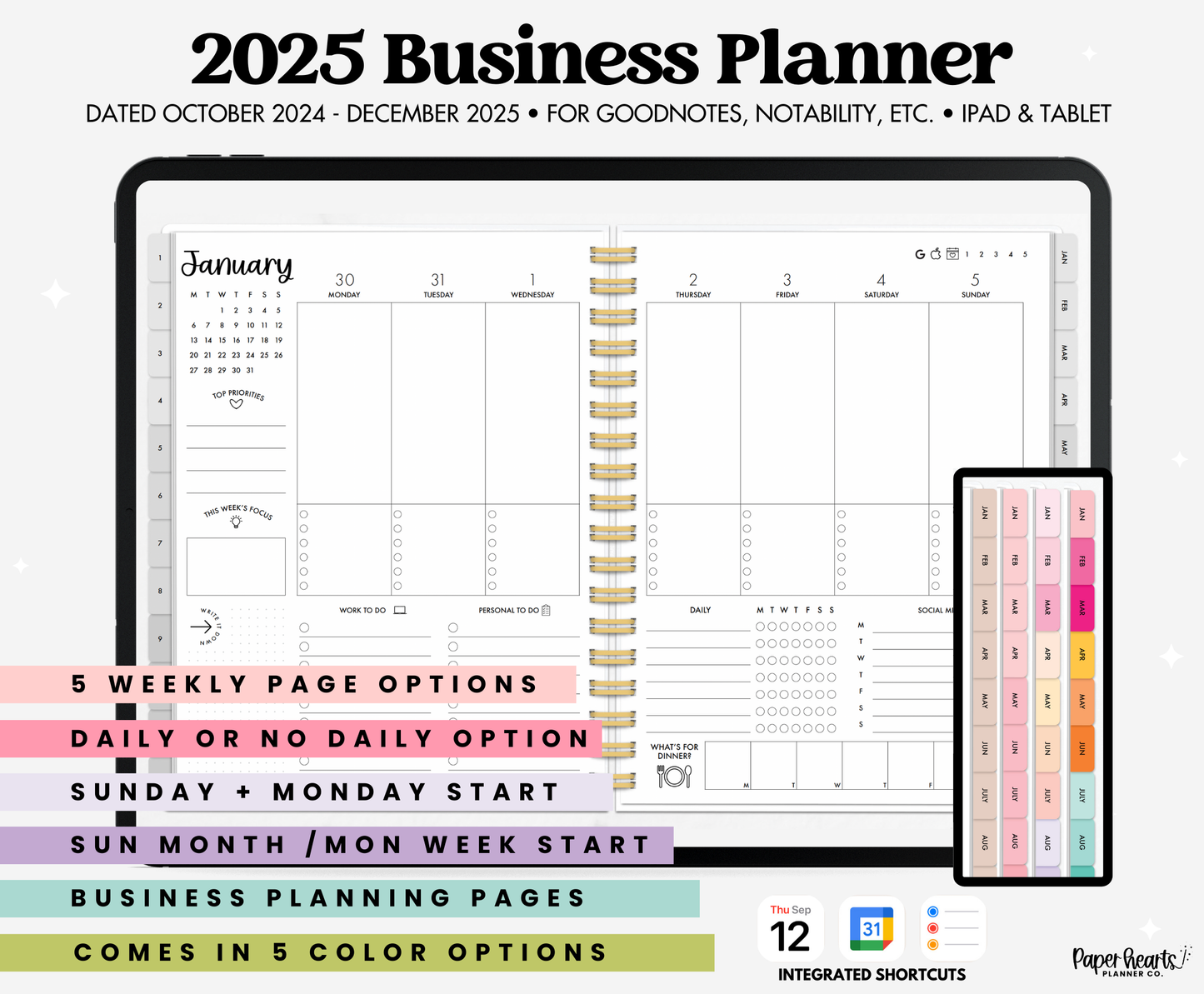 2025 Business Planner