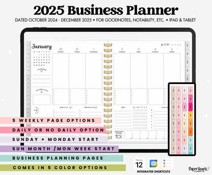 2025 Business Planner