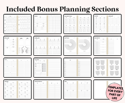 2025 Seasonal ULTIMATE Life Planner With Weeks & Days