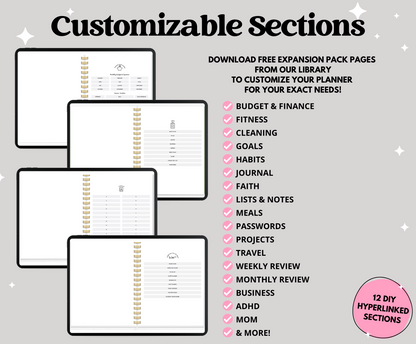 2025 Gray Life Planner With Weeks Only