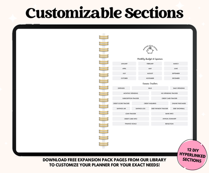 2025 Neutral Life Planner With Weeks Only