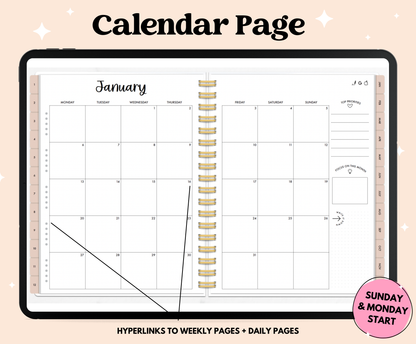 2025 Neutral Life Planner With Weeks & Days