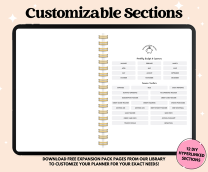 2025 Neutral Life Planner With Weeks & Days