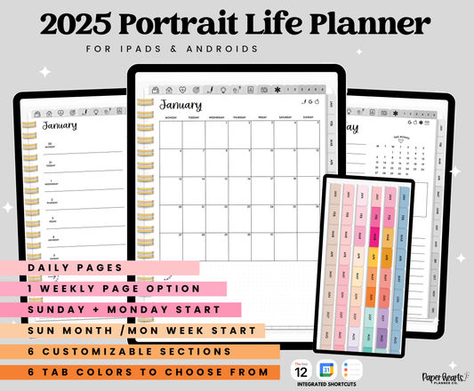 2025 Portrait Planner