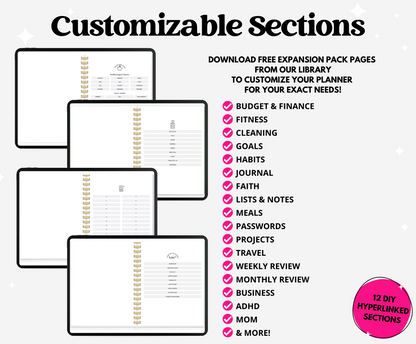 2025 Rainbow Life Planner With Weeks Only