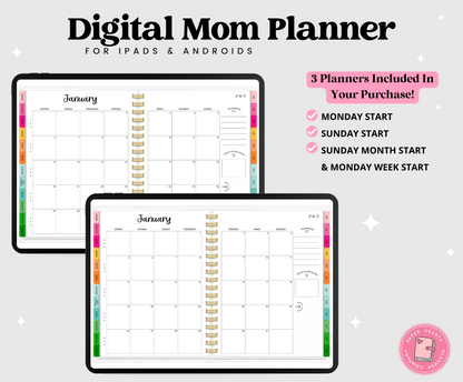 2025 Rainbow Mom Planner