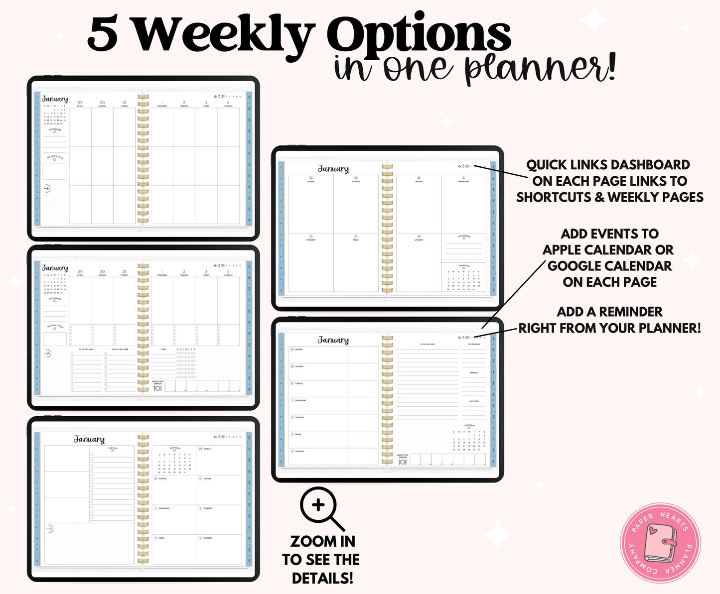 2025 Seasonal Life Planner With Weeks Only