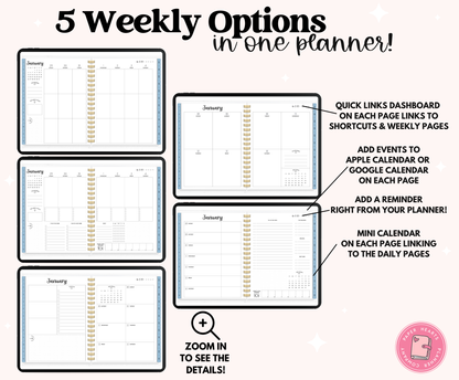 2025 Seasonal Life Planner With Weeks & Days