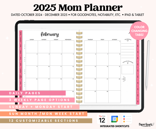 2025 Seasonal Mom Planner