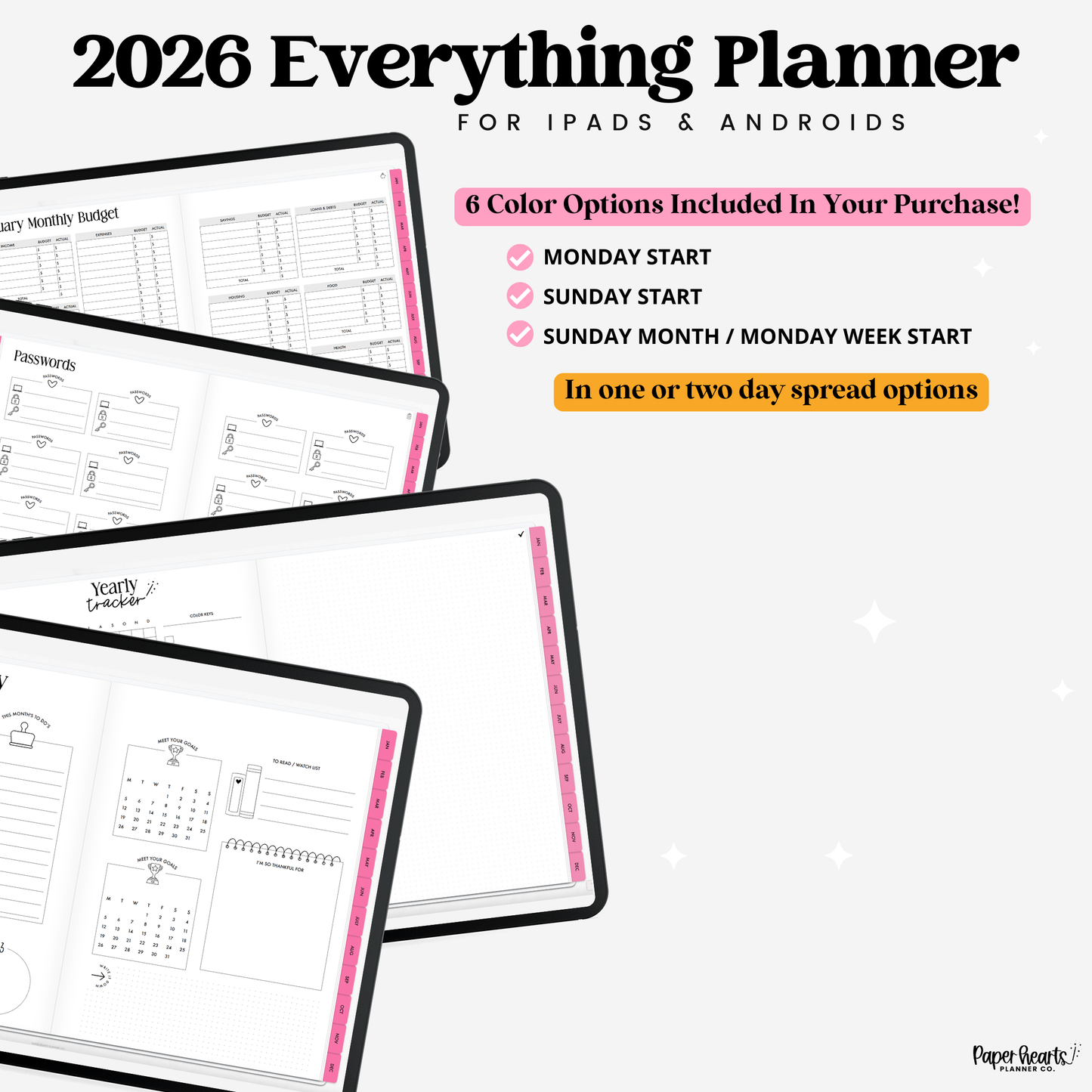 2026 Everything Planner Book Fold