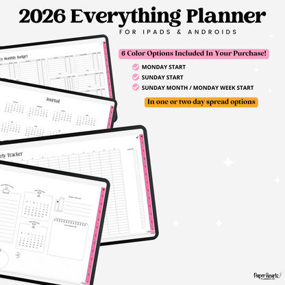 2026 Everything Planner No Coils
