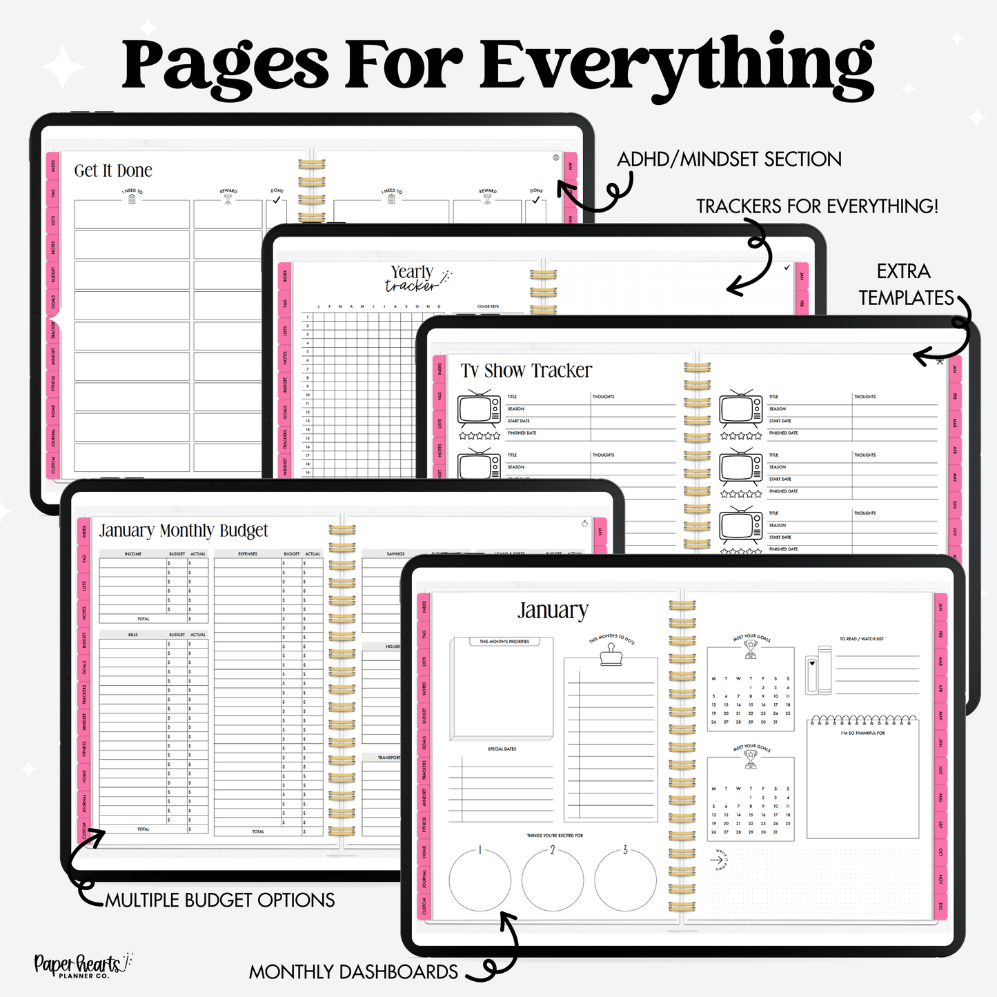 2026 Everything Planner With Coils