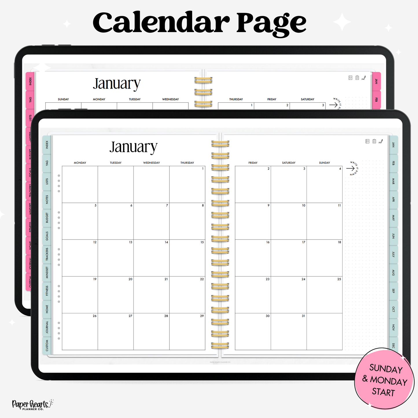 2026 Everything Planner MONTH ONLY