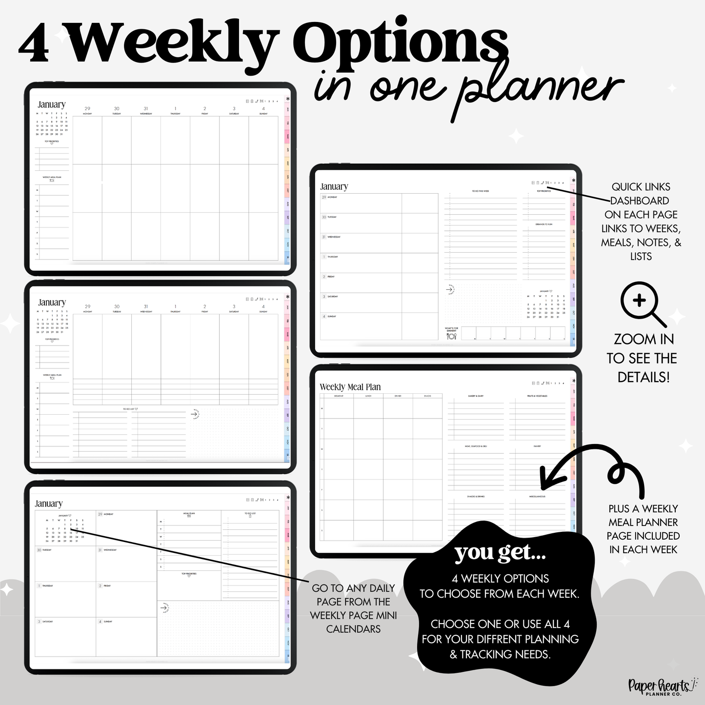 2026 Everything Planner No Coils