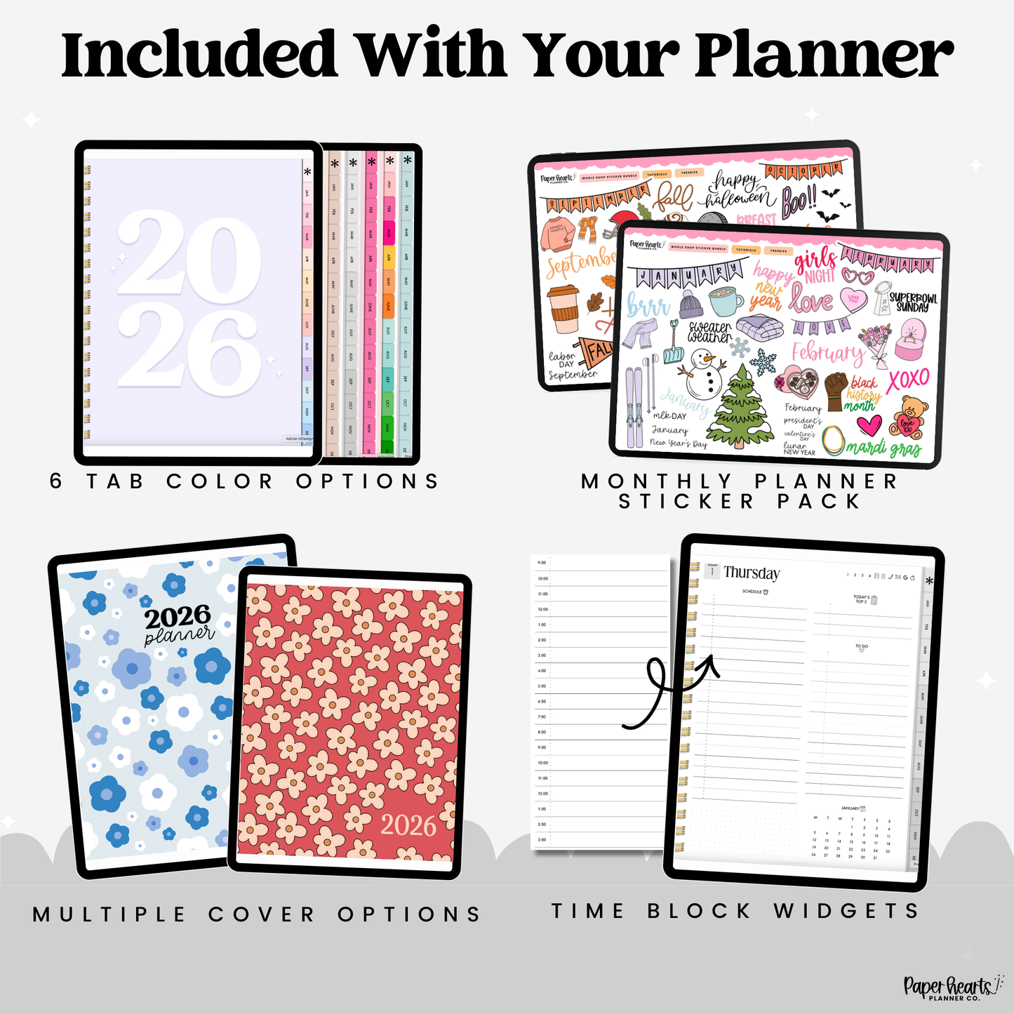 2026 Portrait Everything Planner