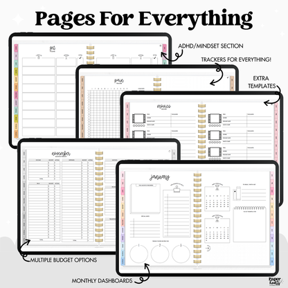 2027 Everything Planner With Coils
