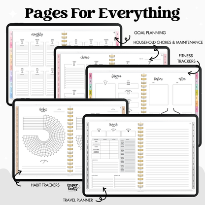 2027 Everything Planner With Coils