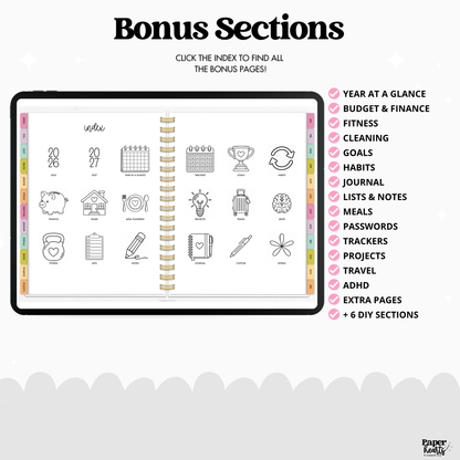 2027 Everything Planner With Coils