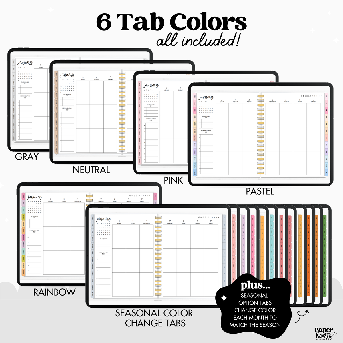 2027 Everything Planner With Coils
