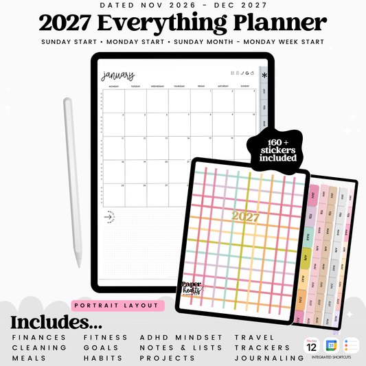 2027 Everything Planner Portrait