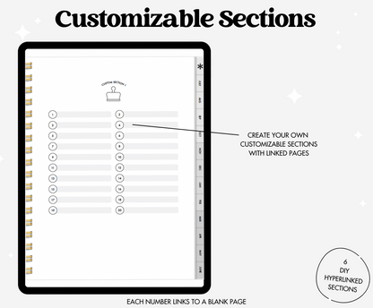 25-26 Midyear Gray Portrait Everything Planner