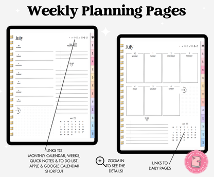 25-26 Midyear Pastel Portrait Everything Planner