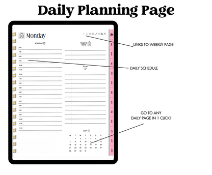 25-26 Midyear Pink Portrait Everything Planner