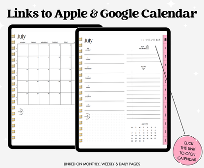 25-26 Midyear Pink Portrait Everything Planner