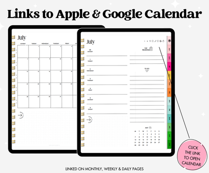 25-26 Midyear Rainbow Portrait Everything Planner