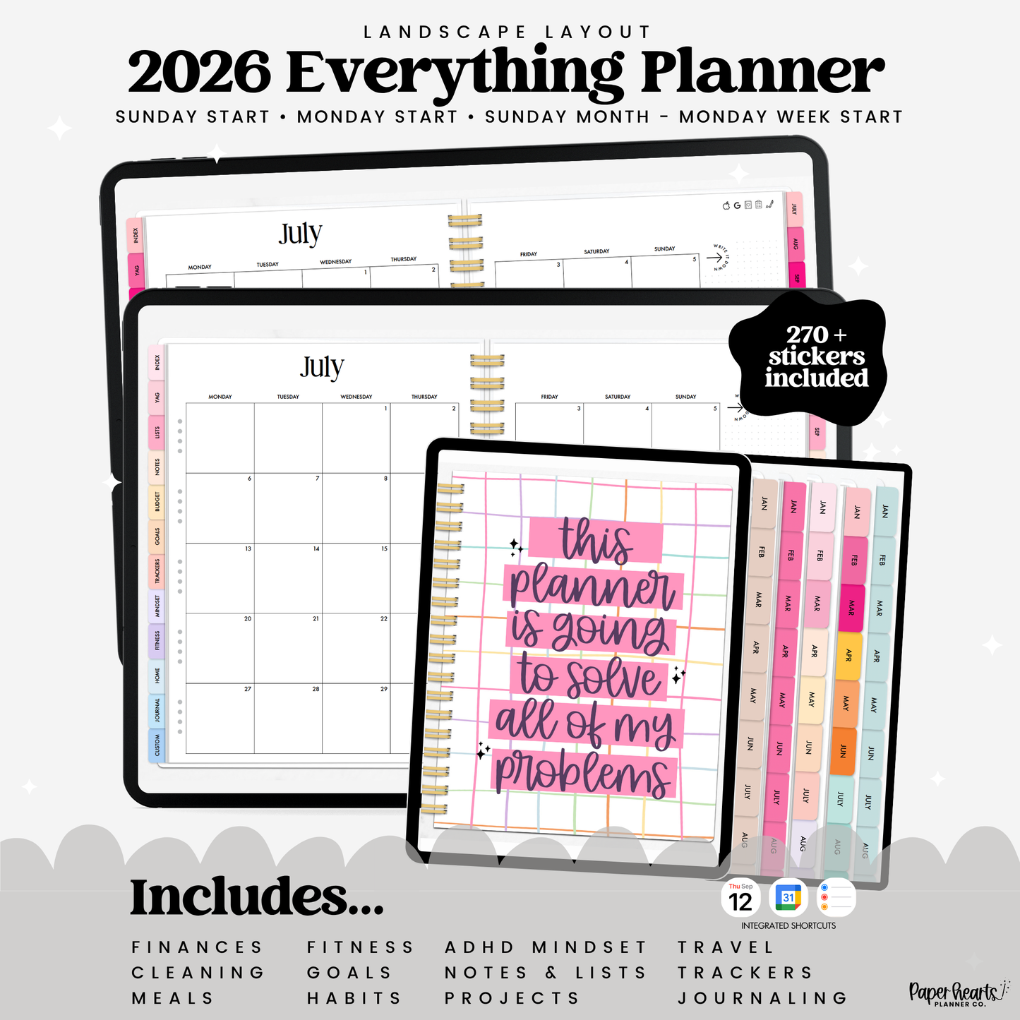 26 - 27 Everything Planner With Coils