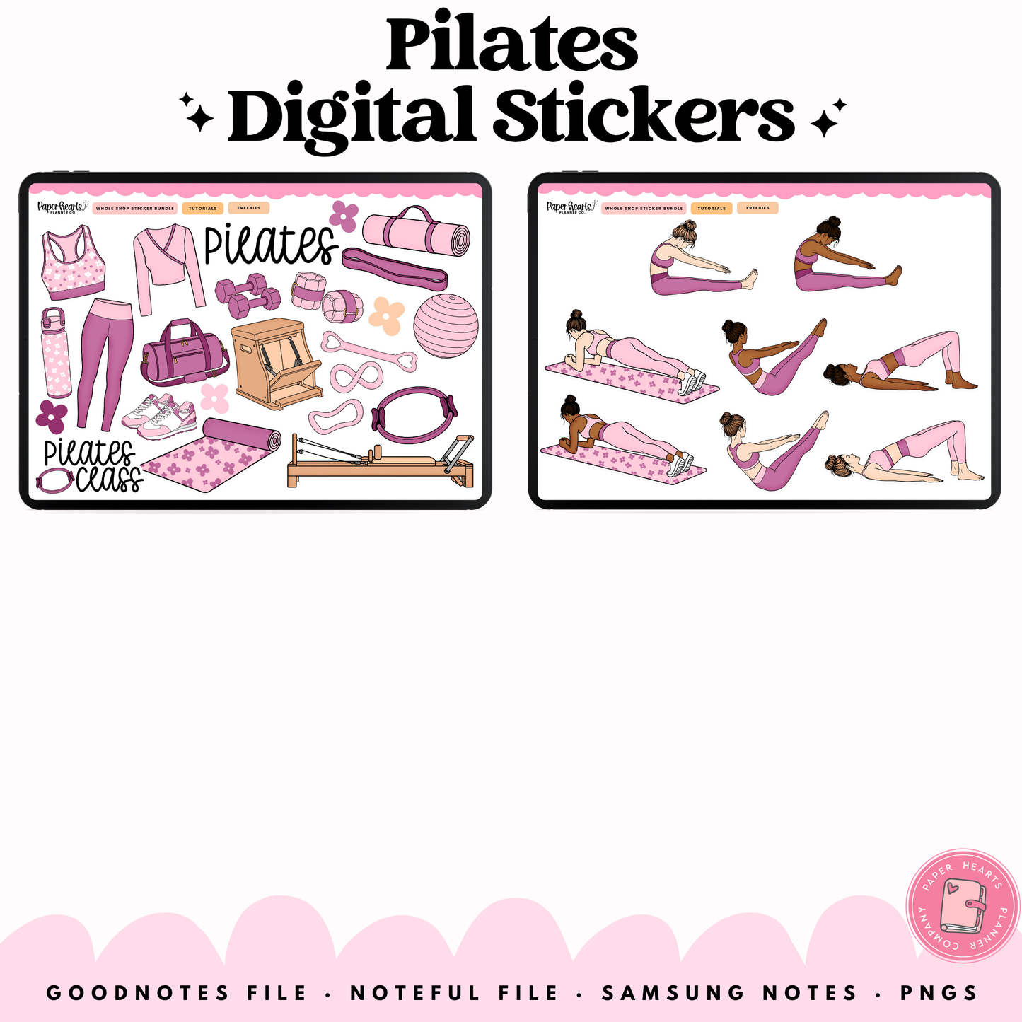 Pilates Stickers