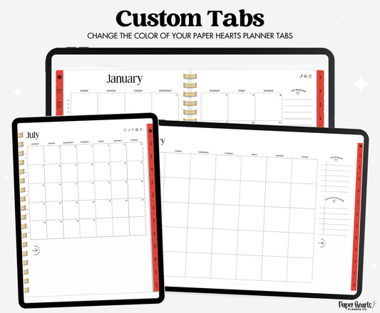 School Days Tabs Red E34339