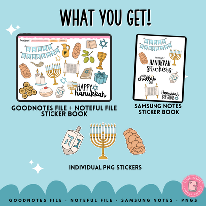 Hanukkah Stickers