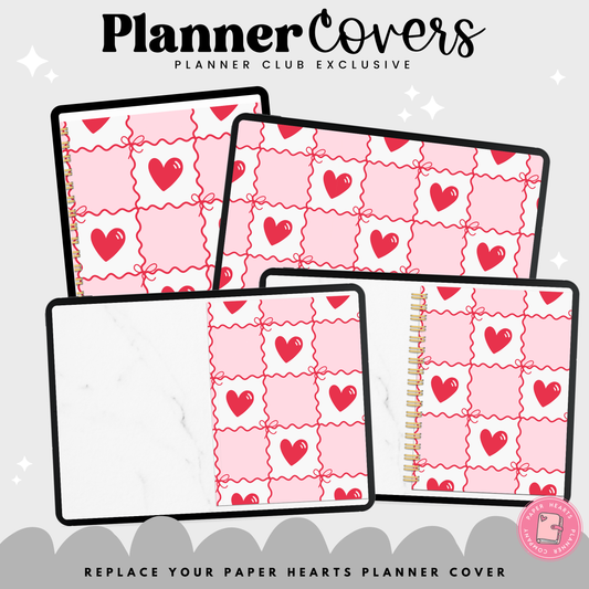 Valentine's Day Quilt Covers - Planner Club Exclusive