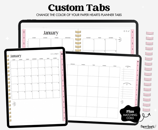 May Sunny Days Light Pink Tabs
