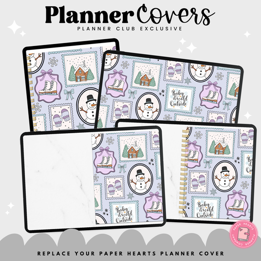 Winter Frames Covers - Planner Club Exclusive