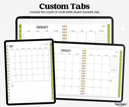 October Sweet Treats Green Tabs