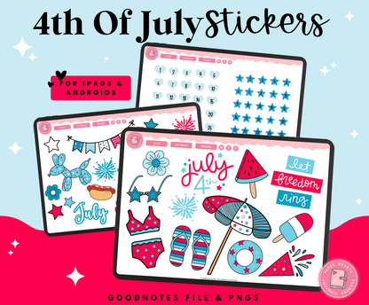 4th Of July Stickers