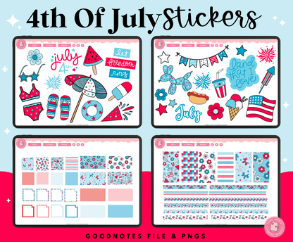 4th Of July Stickers