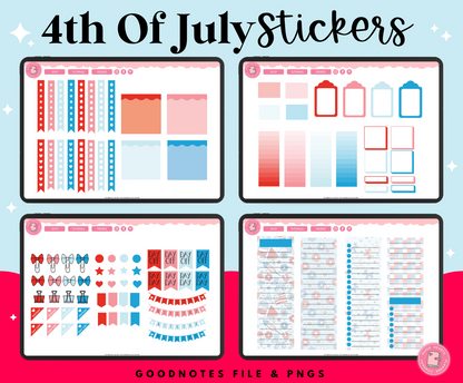 4th Of July Stickers